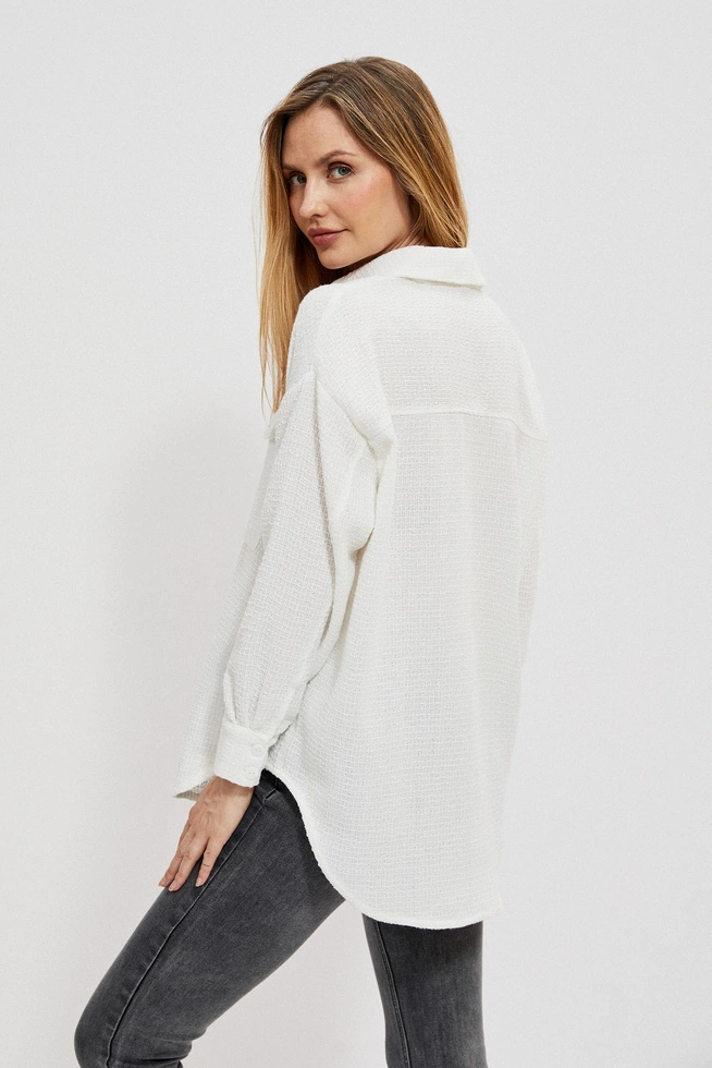 Structured fabric shirt
