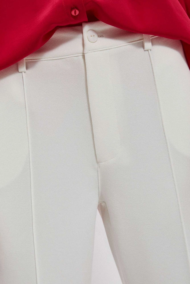 LADIES PANTS L-SP-4019 OFF WHITE
