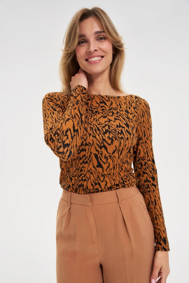 WOMEN'S LONGSLEEVE Z-TS-4806 CAMEL