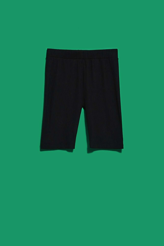 LADIES SHORTS L-SH-4007 BLACK