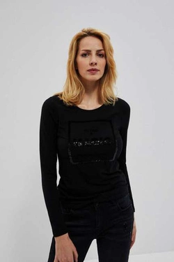 Blouse with an inscription