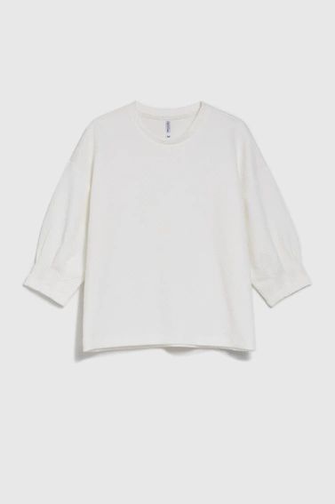 WOMEN'S SWEATSHIRT L-BL-4614 OFF WHITE