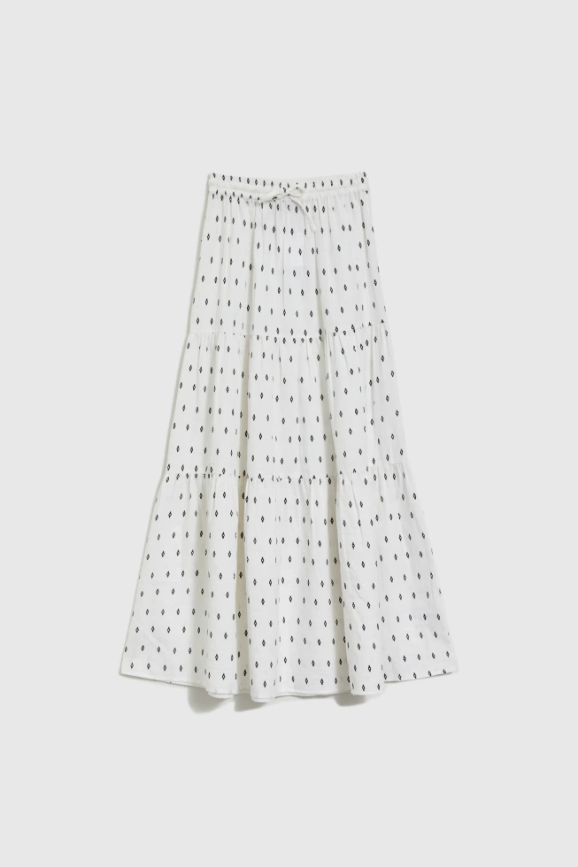 WOMEN'S SKIRT L-SC-4618 OFF WHITE