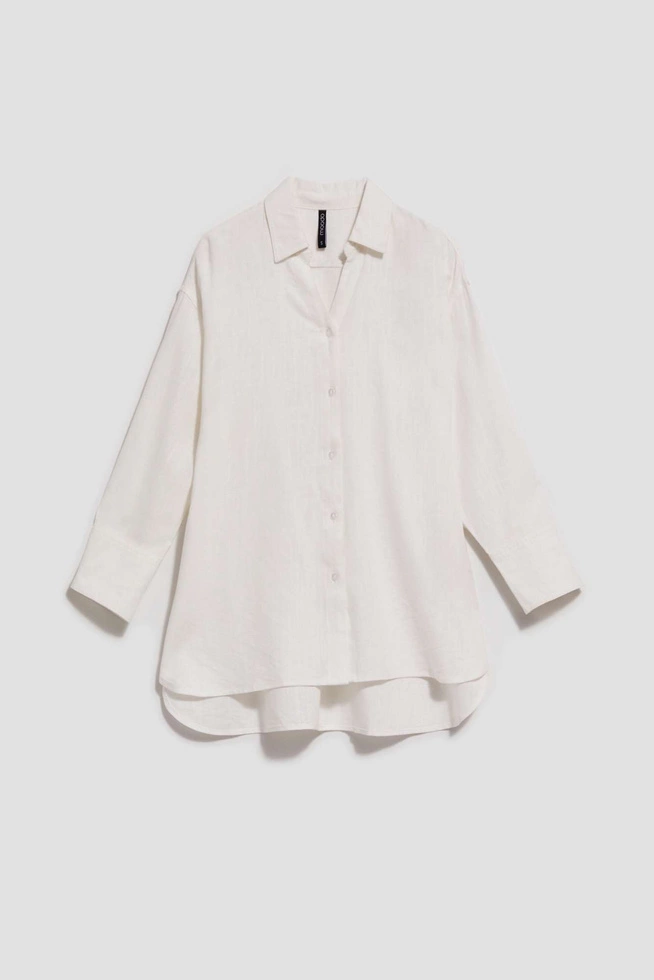 LADIES SHIRT L-KO-4055 WHITE