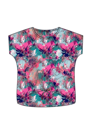 WOMEN'S TSHIRT L-TS-4695 FUCHSIA