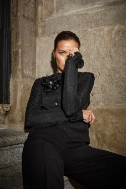 WOMEN'S LONGSLEEVE Z-TS-4822 BLACK-set