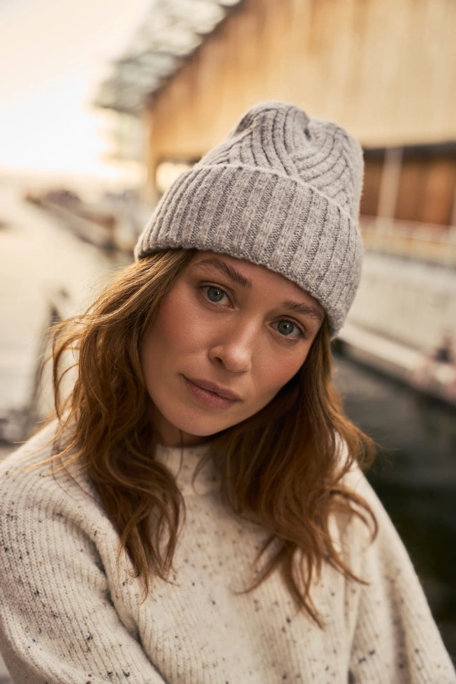 WOMEN'S HAT Z-CZ-4811 L.GREY-set