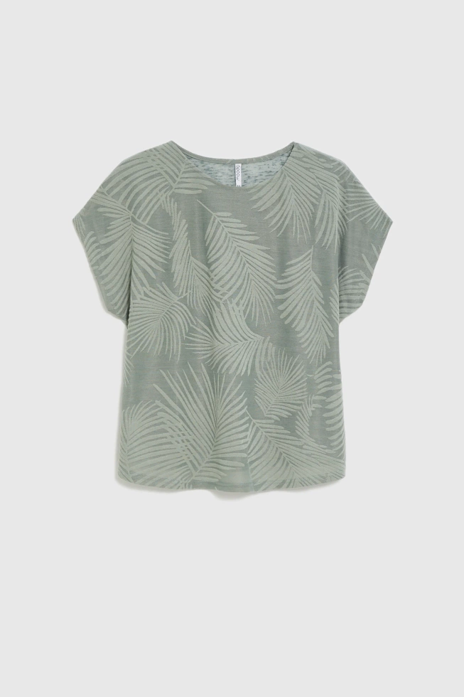 WOMEN'S TSHIRT L-TS-4988 OLIVE-set