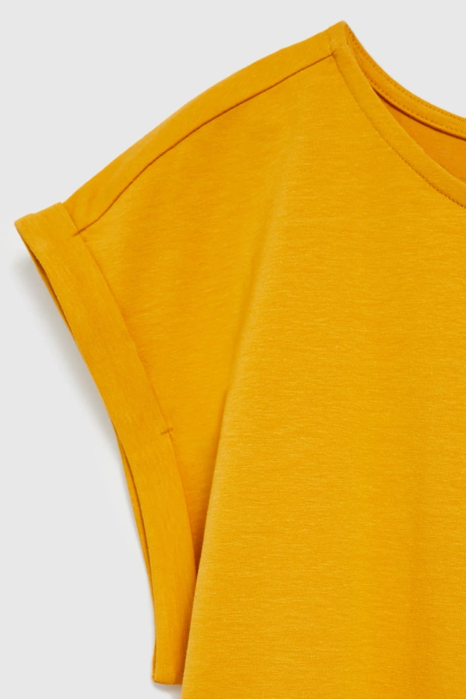 WOMEN'S TSHIRT Z-TS-4501 MUSTARD