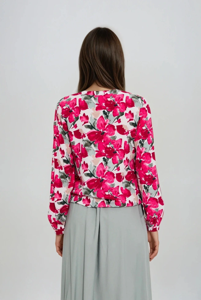 WOMEN'S SHIRT L-KO-4906 FUCHSIA