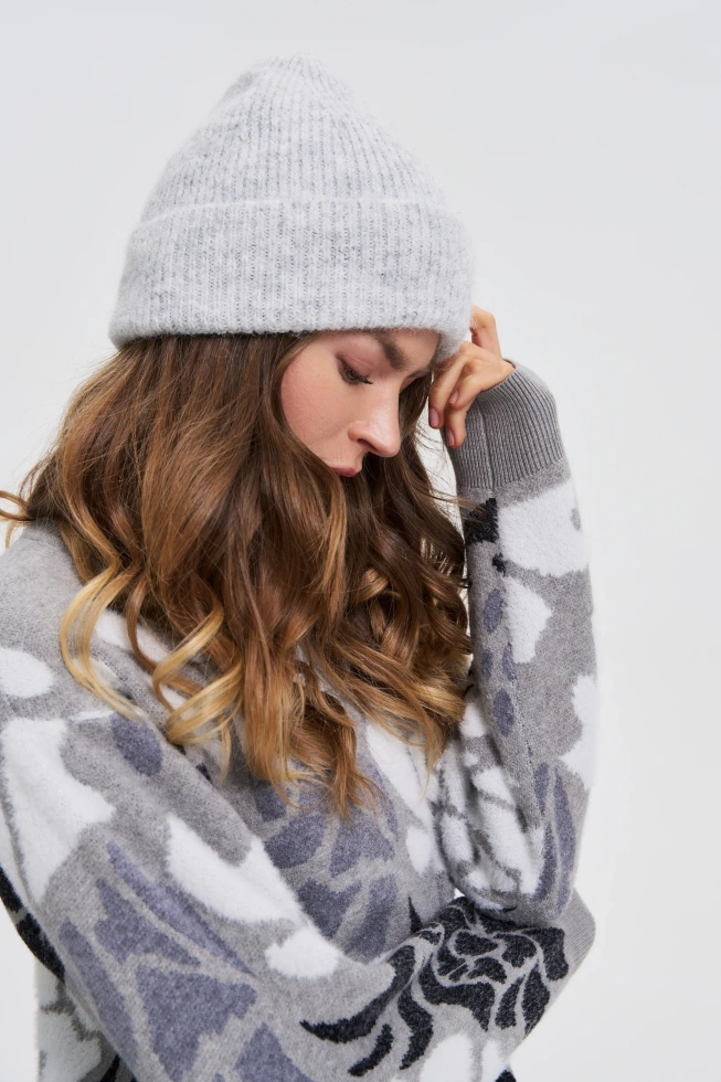 WOMEN'S HAT Z-CZ-4809 L.GREY-set