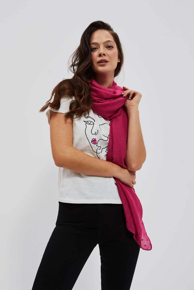 LADIES SCARF L-SZ-4006 PINK