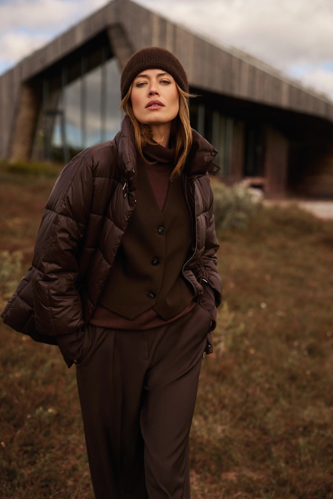 KURTKA DAMSKA Z-KU-4820 BROWN
