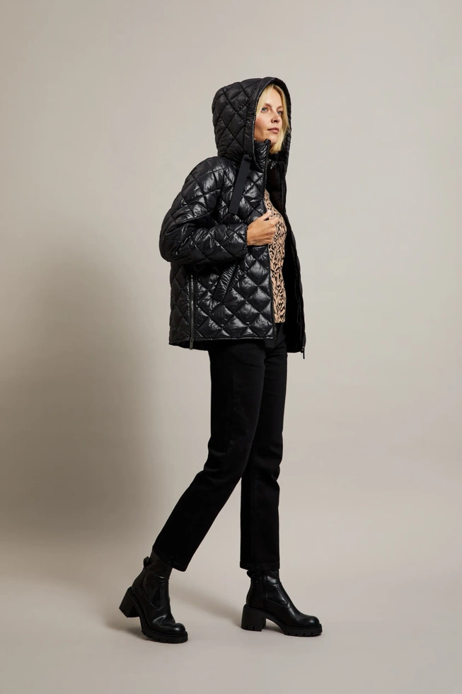 WOMEN'S JACKETS Z-KU-4508 BLACK