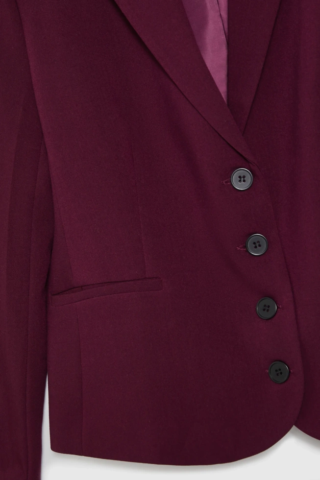 MARYNARKA DAMSKA Z-MR-4812 BURGUNDY-pakiet