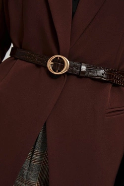 PASEK DAMSKI Z-PA-4201 BROWN