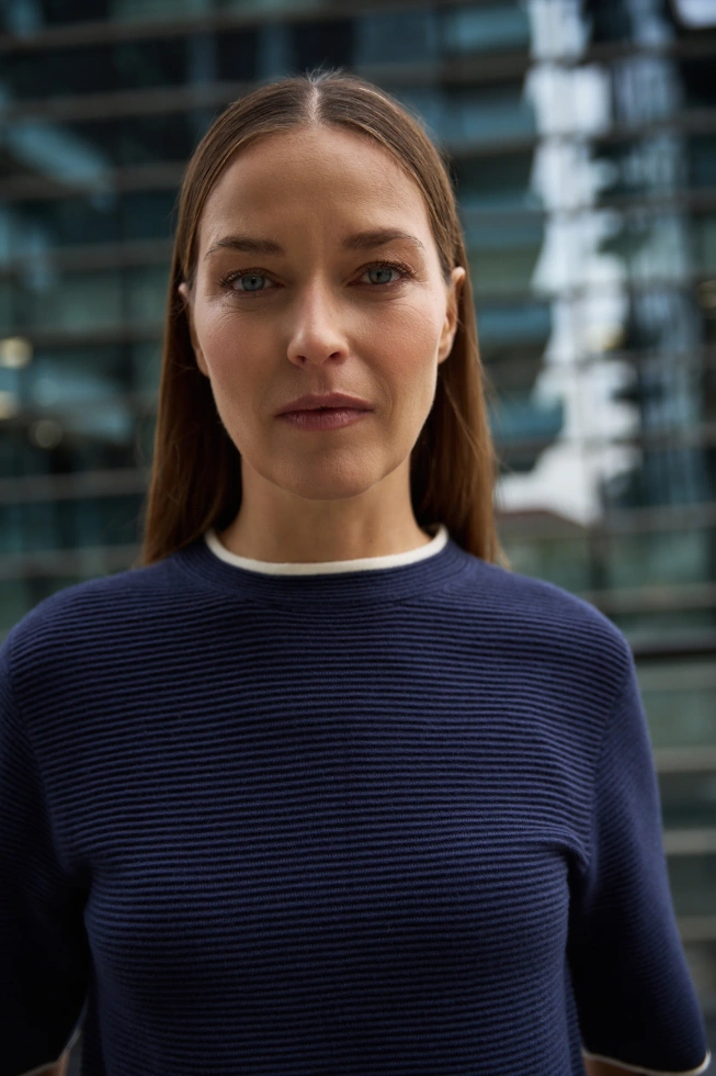 WOMEN'S SWEATER L-SW-4900 NAVY-set