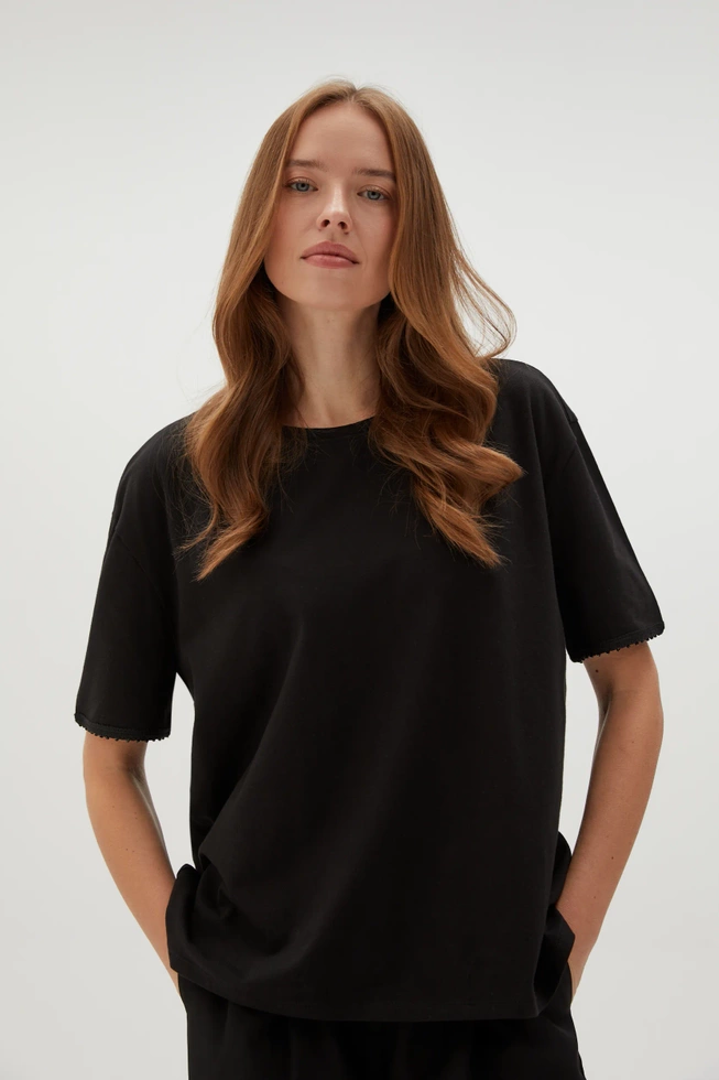 WOMEN'S T-SHIRT Z-TS-4536 BLACK