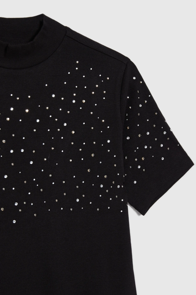 WOMEN'S TSHIRT L-TS-4902 BLACK