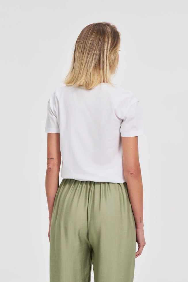 WOMEN'S TSHIRT L-TS-4660 WHITE