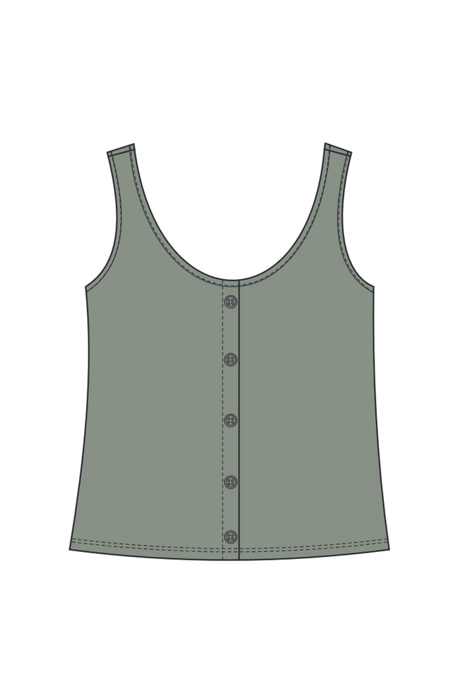 WOMEN'S TOP L-TS-4675 OLIVE-set