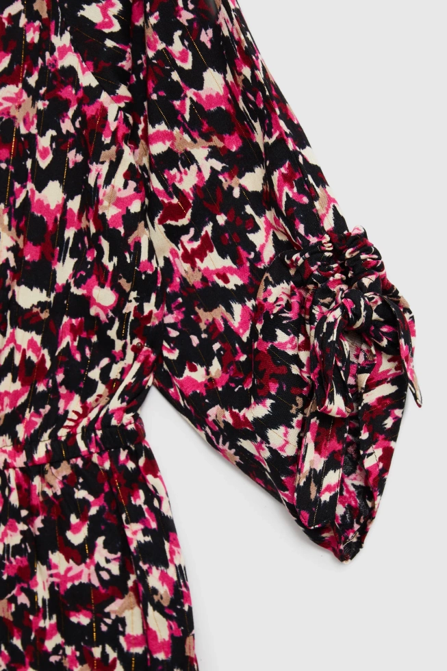WOMEN'S DRESS L-SU-4914 FUCHSIA
