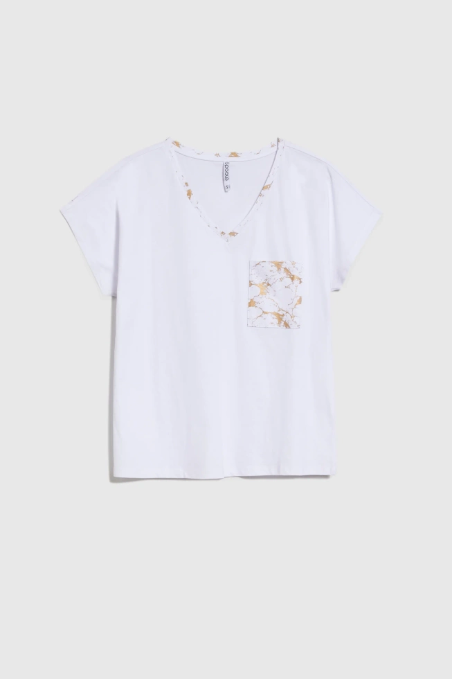 WOMEN'S TSHIRT L-TS-4720 WHITE