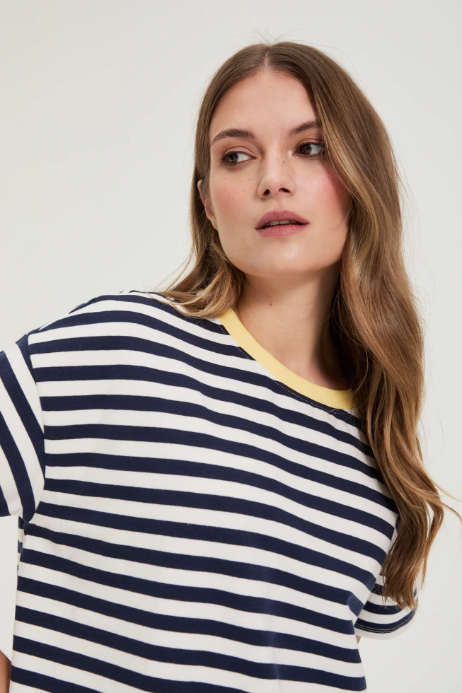 BLUZA DAMSKA L-BL-4911 NAVY