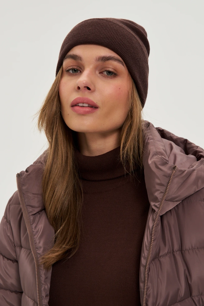 CZAPKA DAMSKA Z-CZ-4802 BROWN-pakiet