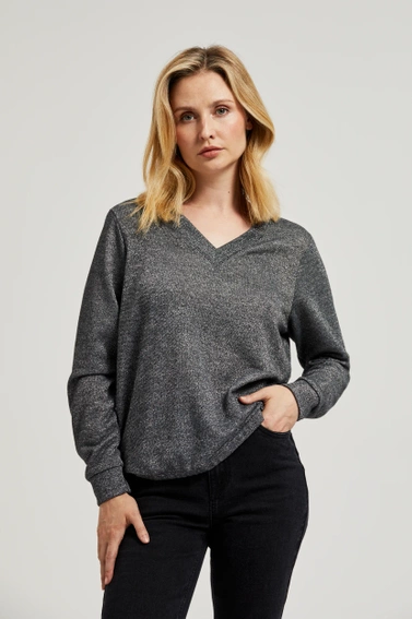 WOMEN'S SWEATSHIRT Z-BL-4505 GREY MEL