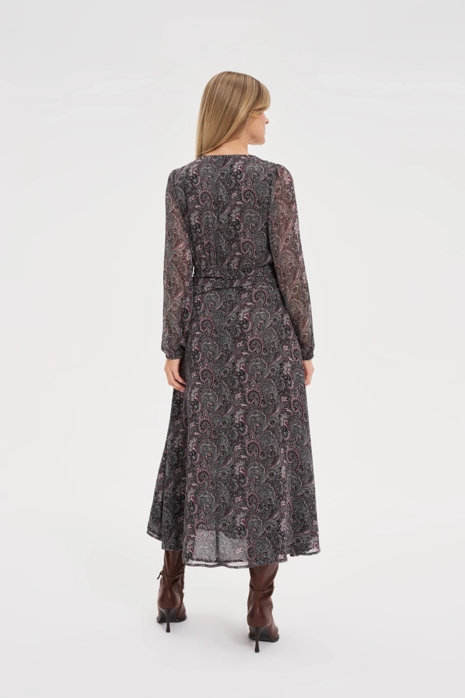 WOMEN'S DRESS Z-SU-4821 BLACK