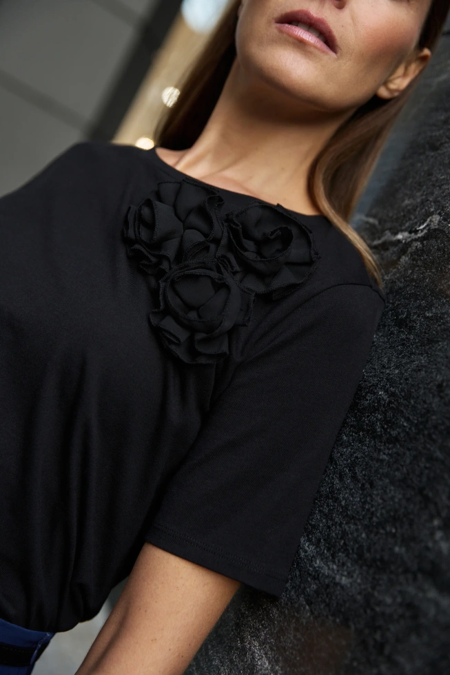 WOMEN'S TSHIRT Z-TS-4832 BLACK