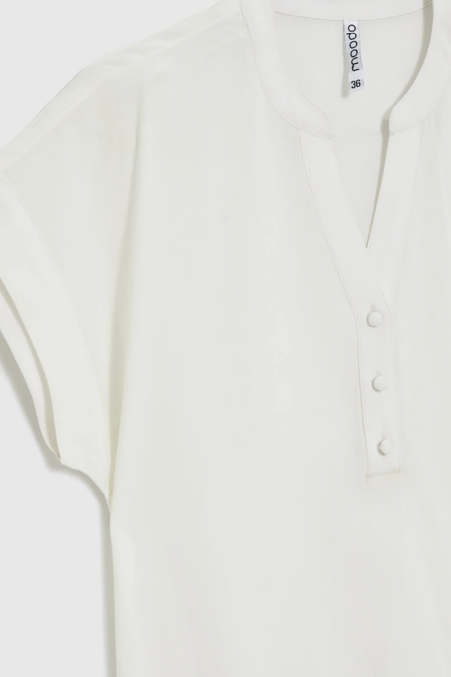 WOMEN'S SHIRT L-KO-4921 OFF WHITE