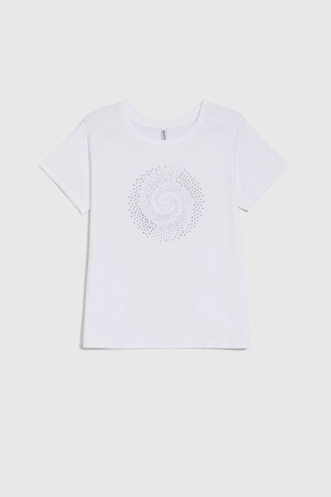 WOMEN'S TSHIRT L-TS-4921 WHITE