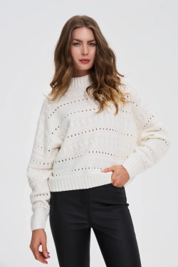 WOMEN'S SWEATER Z-SW-4834 OFF WHITE