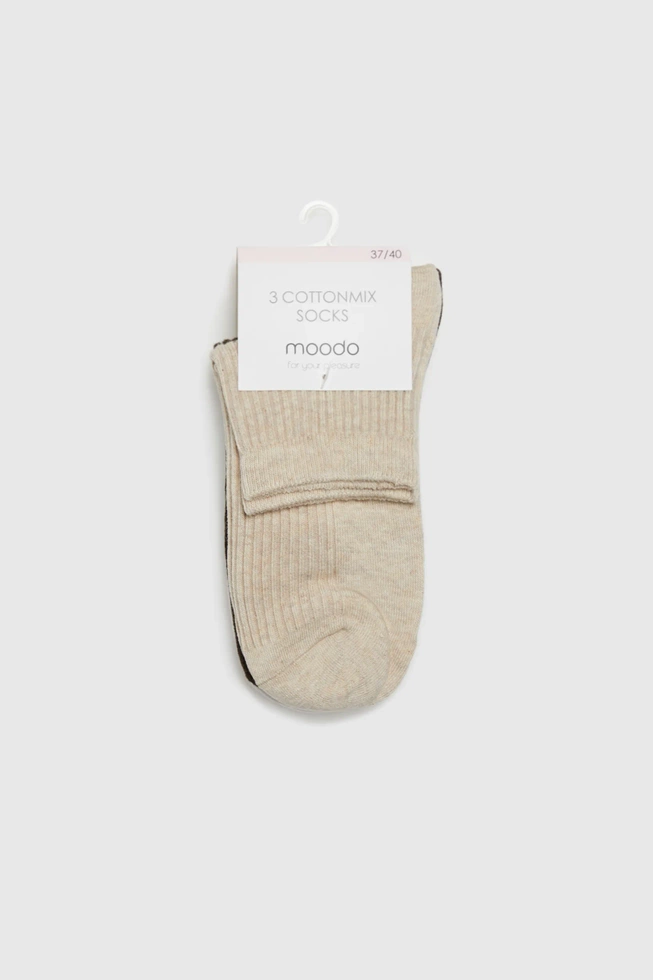 WOMEN'S SOCKS Z-SK-4511 L.BEIGE MEL