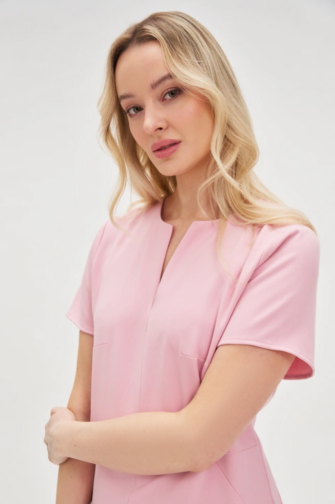 WOMEN'S DRESS L-SU-4632 PINK-set