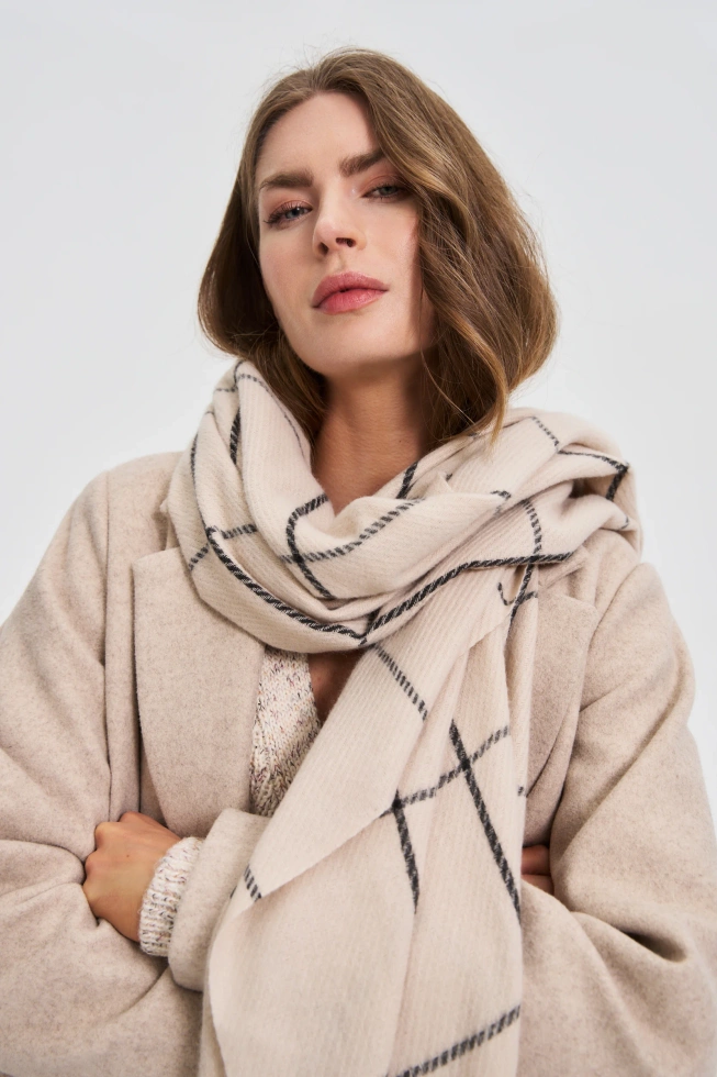 WOMEN'S SCARF Z-SZ-4803 BEIGE
