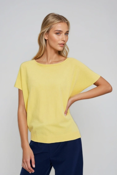 SWETER DAMSKI L-SW-4904 L.YELLOW