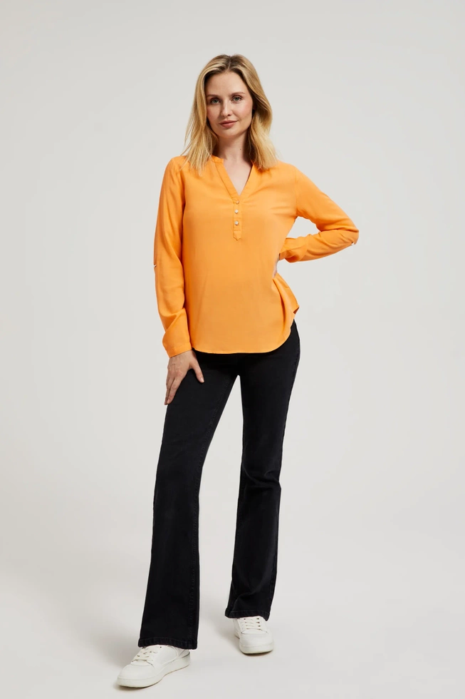 WOMEN'S SHIRT Z-KO-4503 ORANGE