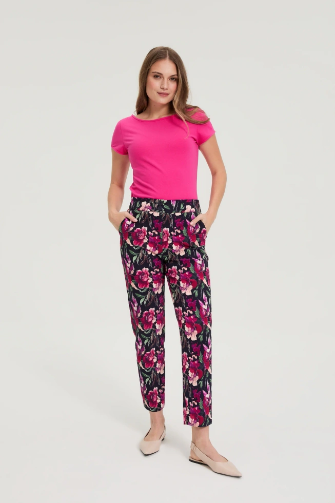 WOMEN'S TSHIRT L-TS-4952 FUCHSIA