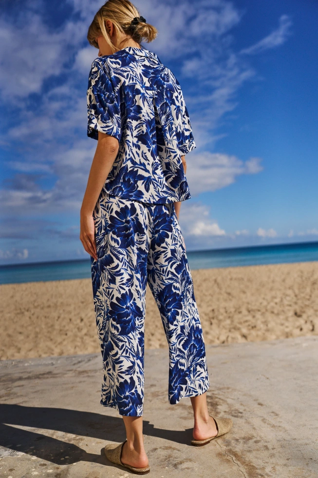 WOMEN'S PANTS L-SP-4621 BLUE