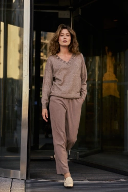WOMEN'S PANTS Z-SP-4827 COFFEE