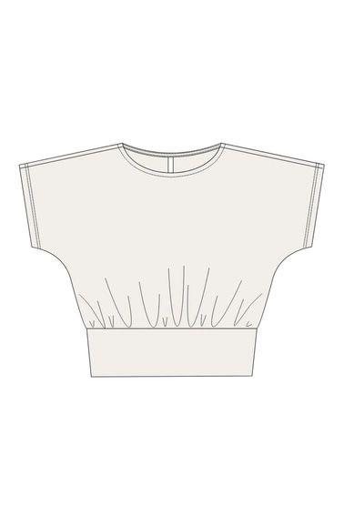 KOSZULKA DAMSKA L-TS-5030 OFF WHITE