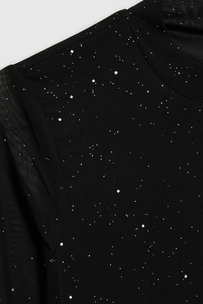 WOMEN'S LONGSLEEVE Z-TS-4825 BLACK