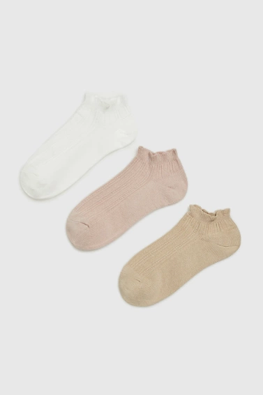 WOMEN'S SOCKS L-SK-4609 OFF WHITE