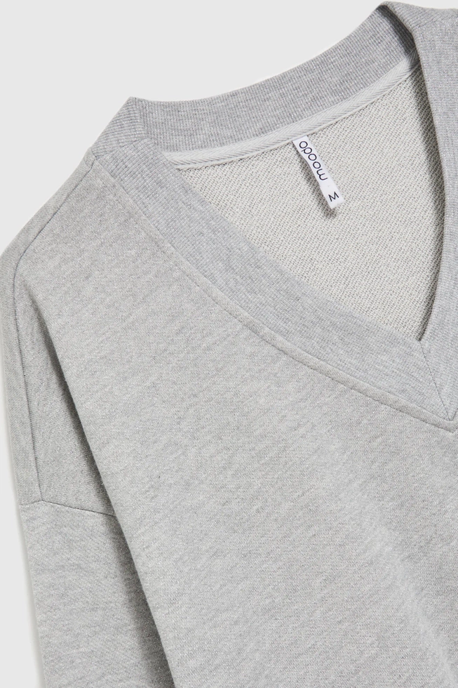 WOMEN'S SWEATSHIRT Z-BL-4501 GREY MEL