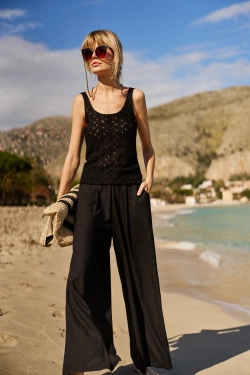 WOMEN'S PANTS L-SP-4628 BLACK