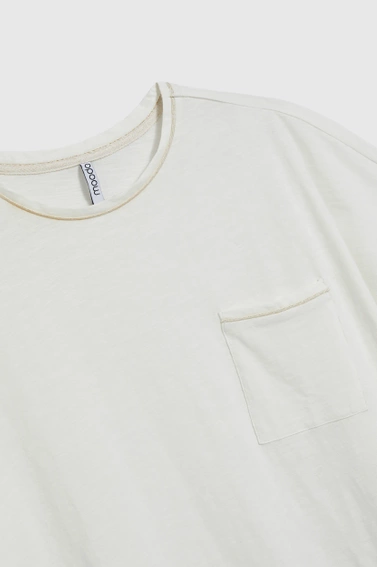 WOMEN'S TSHIRT L-TS-4693 OFF WHITE