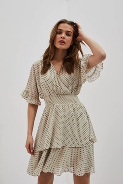 LADIES DRESS L-SU-4035 L.BEIGE